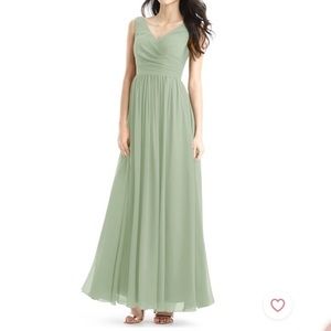 Azazie Keyla bridesmaid dress in dusty sage